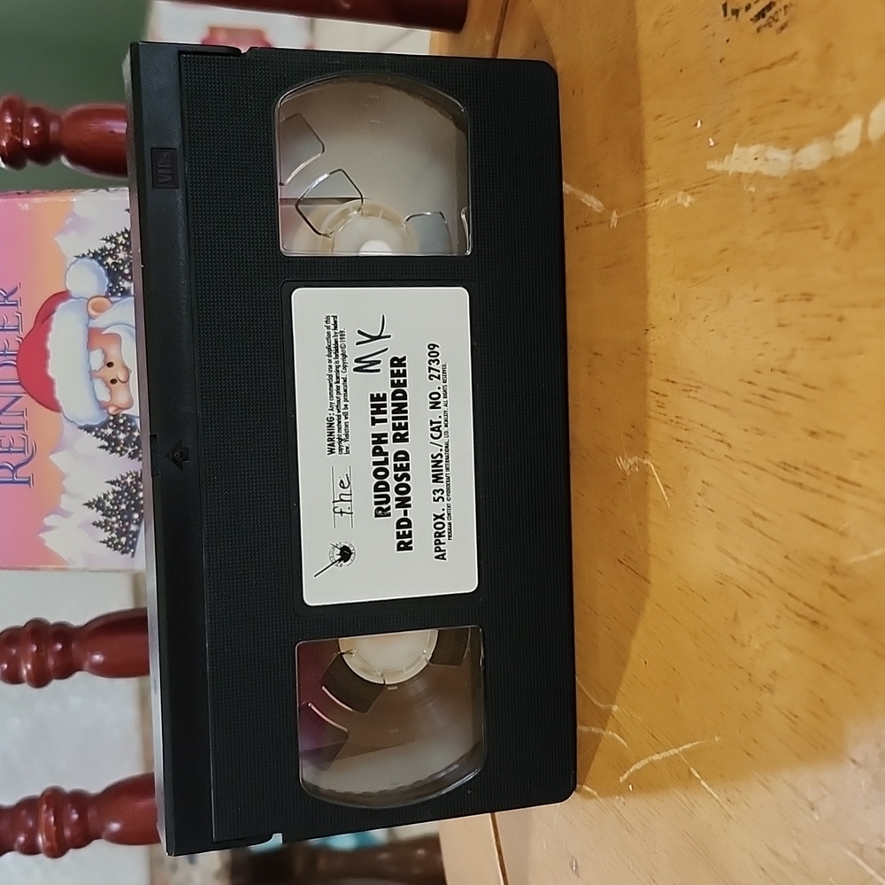 1989 RUDOLPH the RED-NOSED REINDEER VHS TAPE